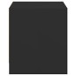 vidaXL Mesitas de noche con puertas de vidrio 2 uds negro 35x37x42 cm vidaXL Mesitas de noche con puertas de vidrio 2 uds negro 35x37x42 cm