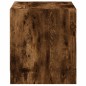 vidaXL Mesitas noche puertas de vidrio 2 uds roble ahumado 35x37x42 cm vidaXL Mesitas noche puertas de vidrio 2 uds roble ahumado 35x37x42 cm