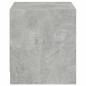 vidaXL Mesitas noche puertas de vidrio 2 uds gris hormigón 35x37x42 cm vidaXL Mesitas noche puertas de vidrio 2 uds gris hormigón 35x37x42 cm
