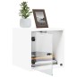 vidaXL Mesitas de noche con puertas de vidrio 2 uds blanco 35x37x35 cm vidaXL Mesitas de noche con puertas de vidrio 2 uds blanco 35x37x35 cm