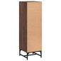 vidaXL Aparador con puertas de vidrio marrón roble 35x37x120 cm vidaXL Aparador con puertas de vidrio marrón roble 35x37x120 cm