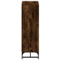 vidaXL Aparador con puertas de vidrio roble ahumado 35x37x120 cm vidaXL Aparador con puertas de vidrio roble ahumado 35x37x120 cm