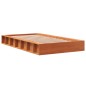 vidaXL Estructura de cama madera maciza pino marrón cera 100x200 cm vidaXL Estructura de cama madera maciza pino marrón cera 100x200 cm