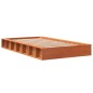vidaXL Estructura de cama madera maciza pino marrón cera 100x200 cm vidaXL Estructura de cama madera maciza pino marrón cera 100x200 cm
