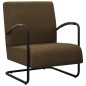 vidaXL Sillón de tela marrón oscuro vidaXL Sillón de tela marrón oscuro