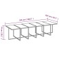 vidaXL Set comedor jardín 13 pzas con cojines ratán sintético gris vidaXL Set comedor jardín 13 pzas con cojines ratán sintético gris