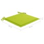 vidaXL Sillas de jardín apilables 8 uds madera de teca con cojines vidaXL Sillas de jardín apilables 8 uds madera de teca con cojines