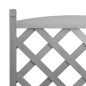 vidaXL Jardinera con enrejado madera maciza de abeto gris vidaXL Jardinera con enrejado madera maciza de abeto gris
