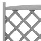 vidaXL Jardinera con enrejado madera maciza de abeto gris vidaXL Jardinera con enrejado madera maciza de abeto gris