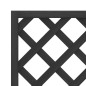 vidaXL Jardinera con enrejado madera maciza de abeto negro vidaXL Jardinera con enrejado madera maciza de abeto negro
