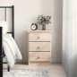 vidaXL Mesita de noche ALTA madera maciza de pino 41x35x55 cm vidaXL Mesita de noche ALTA madera maciza de pino 41x35x55 cm