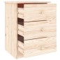vidaXL Mesita de noche ALTA madera maciza de pino 41x35x55 cm vidaXL Mesita de noche ALTA madera maciza de pino 41x35x55 cm