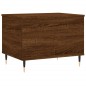 vidaXL Mesa de centro madera contrachapada roble marrón 60x44,5x45 cm vidaXL Mesa de centro madera contrachapada roble marrón 60x44,5x45 cm