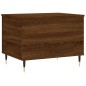 vidaXL Mesa de centro madera contrachapada roble marrón 60x44,5x45 cm vidaXL Mesa de centro madera contrachapada roble marrón 60x44,5x45 cm