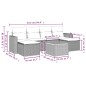 vidaXL Set sofás de jardín 7 piezas y cojines ratán sintético beige vidaXL Set sofás de jardín 7 piezas y cojines ratán sintético beige