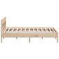 vidaXL Estructura de cama con cabecero madera maciza pino 180x200 cm vidaXL Estructura de cama con cabecero madera maciza pino 180x200 cm