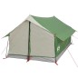 vidaXL Tienda de campaña 2 personas tafetán 185T verde 193x122x96 cm