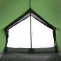 vidaXL Tienda de campaña 2 personas tafetán 185T verde 193x122x96 cm