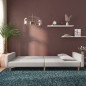 vidaXL Sofá cama de 2 plazas con dos almohadas tela gris claro vidaXL Sofá cama de 2 plazas con dos almohadas tela gris claro