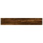 vidaXL Estantes pared 4 uds madera ingeniería roble humo 60x10x1,5 cm