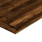 vidaXL Estantes pared 4 uds madera ingeniería roble humo 60x10x1,5 cm