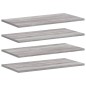 vidaXL Estantes pared 4 uds madera ingeniería gris Sonoma 60x20x1,5 cm vidaXL Estantes pared 4 uds madera ingeniería gris Sonoma 60x20x1,5 cm