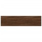 vidaXL Estantes pared 4 uds madera ingeniería marrón roble 80x20x1,5cm