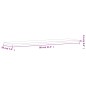 vidaXL Estantes pared 4 uds madera ingeniería marrón roble 80x20x1,5cm