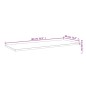 vidaXL Estantes pared 4 uds madera ingeniería roble humo 80x30x1,5 cm vidaXL Estantes pared 4 uds madera ingeniería roble humo 80x30x1,5 cm