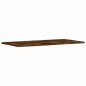 vidaXL Estantes pared 4 uds madera ingeniería roble humo 80x40x1,5 cm