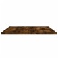 vidaXL Estantes pared 4 uds madera ingeniería roble humo 80x40x1,5 cm