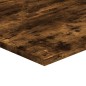 vidaXL Estantes pared 4 uds madera ingeniería roble humo 80x40x1,5 cm