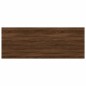 vidaXL Estantes pared 4 uds madera ingeniería marrón roble 80x30x1,5cm vidaXL Estantes pared 4 uds madera ingeniería marrón roble 80x30x1,5cm