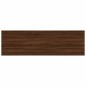 vidaXL Estantes pared 4 uds madera ingeniería marrón 100x30x1,5 cm