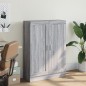 vidaXL Armario de madera de ingeniería gris sonoma 82,5x30,5x115 cm vidaXL Armario de madera de ingeniería gris sonoma 82,5x30,5x115 cm