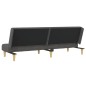 vidaXL Sofá cama de 2 plazas tela gris oscuro vidaXL Sofá cama de 2 plazas tela gris oscuro