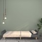 vidaXL Sofá cama de 2 plazas tela gris claro vidaXL Sofá cama de 2 plazas tela gris claro