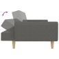 vidaXL Sofá cama de 2 plazas tela gris claro vidaXL Sofá cama de 2 plazas tela gris claro