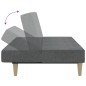 vidaXL Sofá cama de 2 plazas tela gris claro vidaXL Sofá cama de 2 plazas tela gris claro