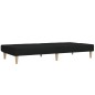 vidaXL Sofá cama de 2 plazas tela negro vidaXL Sofá cama de 2 plazas tela negro