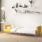 vidaXL Sofá cama de 2 plazas tela amarillo vidaXL Sofá cama de 2 plazas tela amarillo