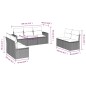 vidaXL Set sofás de jardín 7 piezas y cojines ratán sintético beige vidaXL Set sofás de jardín 7 piezas y cojines ratán sintético beige