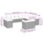 vidaXL Set sofás de jardín con cojines 13 pzas ratán sintético beige vidaXL Set sofás de jardín con cojines 13 pzas ratán sintético beige