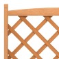 vidaXL Jardinera con enrejado y ruedas madera maciza de abeto marrón vidaXL Jardinera con enrejado y ruedas madera maciza de abeto marrón