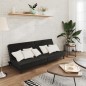 vidaXL Sofá cama de 2 plazas terciopelo negro vidaXL Sofá cama de 2 plazas terciopelo negro