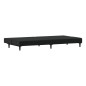 vidaXL Sofá cama de 2 plazas terciopelo negro vidaXL Sofá cama de 2 plazas terciopelo negro