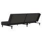 vidaXL Sofá cama de 2 plazas terciopelo negro vidaXL Sofá cama de 2 plazas terciopelo negro