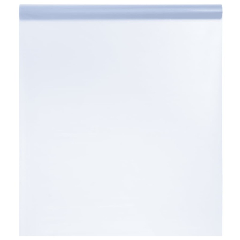 vidaXL Lámina de ventana esmerilada PVC gris transparente 60x1000 cm
