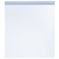 vidaXL Lámina de ventana esmerilada PVC gris transparente 60x1000 cm
