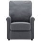 vidaXL Sillón de masaje de tela gris oscuro vidaXL Sillón de masaje de tela gris oscuro